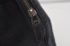 Authentic GUCCI Vintage Shoulder Hand Bag GG Canvas Leather Black 3592I