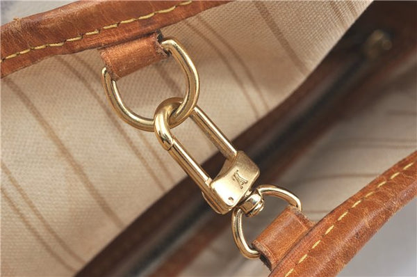 Authentic Louis Vuitton Damier Azur Neverfull PM Tote Bag N51110 LV 3594A