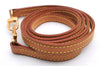 Authentic Louis Vuitton Leather Shoulder Strap Beige 46.9" LV 3596E