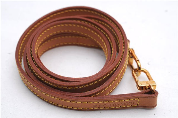 Authentic Louis Vuitton Leather Shoulder Strap Beige 46.9" LV 3596E