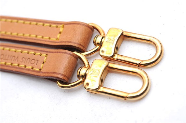 Authentic Louis Vuitton Leather Shoulder Strap Beige 46.9" LV 3596E