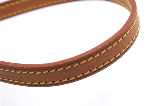 Authentic Louis Vuitton Leather Shoulder Strap Beige 46.9