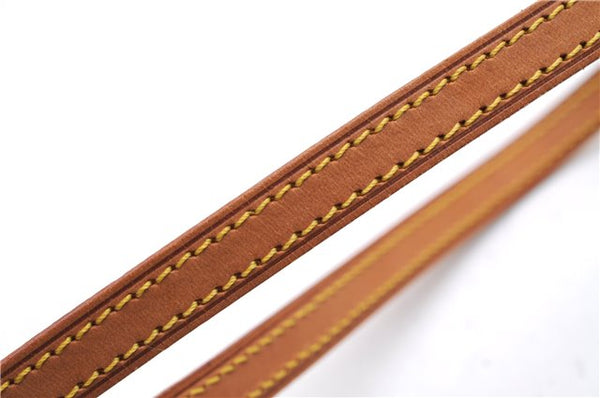 Authentic Louis Vuitton Leather Shoulder Strap Beige 46.9" LV 3596E