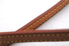 Authentic Louis Vuitton Leather Shoulder Strap Beige 46.9" LV 3596E