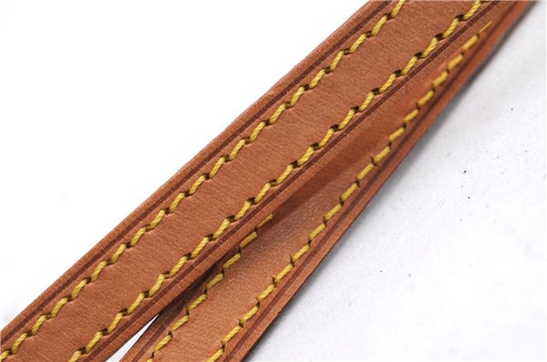 Authentic Louis Vuitton Leather Shoulder Strap Beige 46.9" LV 3596E