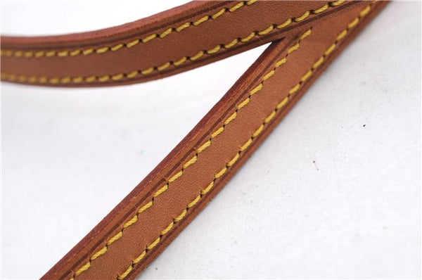 Authentic Louis Vuitton Leather Shoulder Strap Beige 46.9" LV 3596E