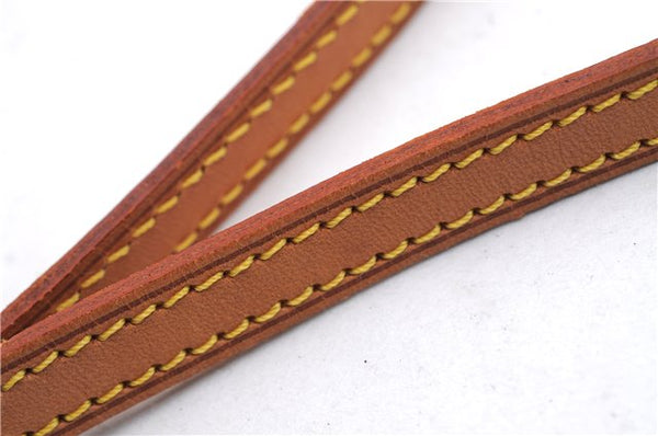 Authentic Louis Vuitton Leather Shoulder Strap Beige 46.9" LV 3596E