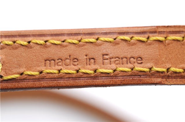 Authentic Louis Vuitton Leather Shoulder Strap Beige 46.9" LV 3596E