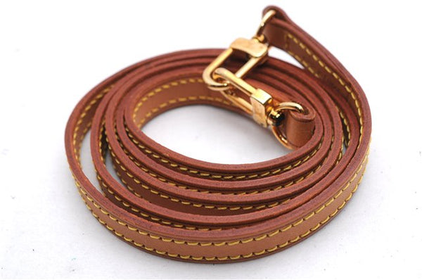 Authentic Louis Vuitton Leather Shoulder Strap Beige 46.9" LV 3596E