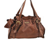 Authentic MIU MIU Vintage Leather Shoulder Tote Bag Brown 3596I