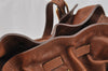 Authentic MIU MIU Vintage Leather Shoulder Tote Bag Brown 3596I