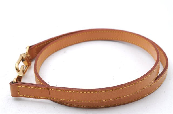 Authentic Louis Vuitton Leather Shoulder Strap Beige 39" LV 3597E