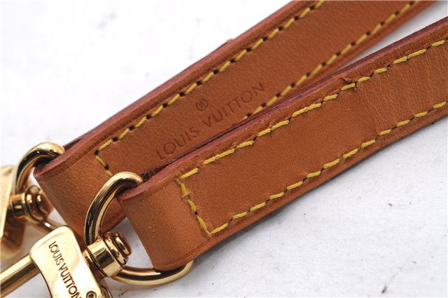 Authentic Louis Vuitton Leather Shoulder Strap Beige 39