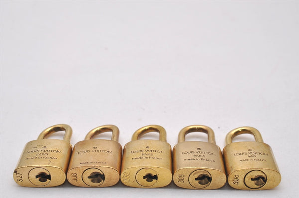 Authentic Louis Vuitton Padlock Gold 10Set LV 3597I