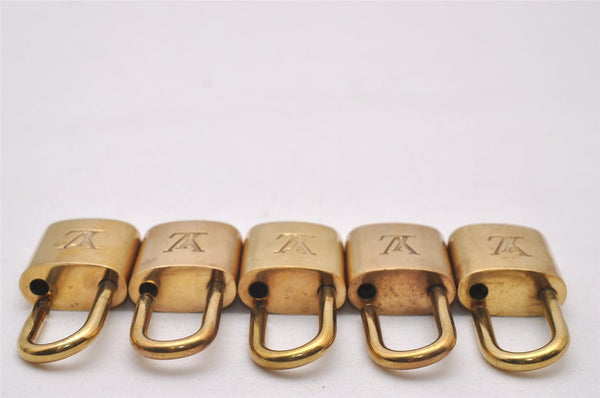 Authentic Louis Vuitton Padlock Gold 10Set LV 3597I