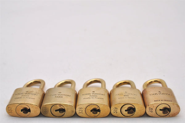 Authentic Louis Vuitton Padlock Gold 10Set LV 3597I