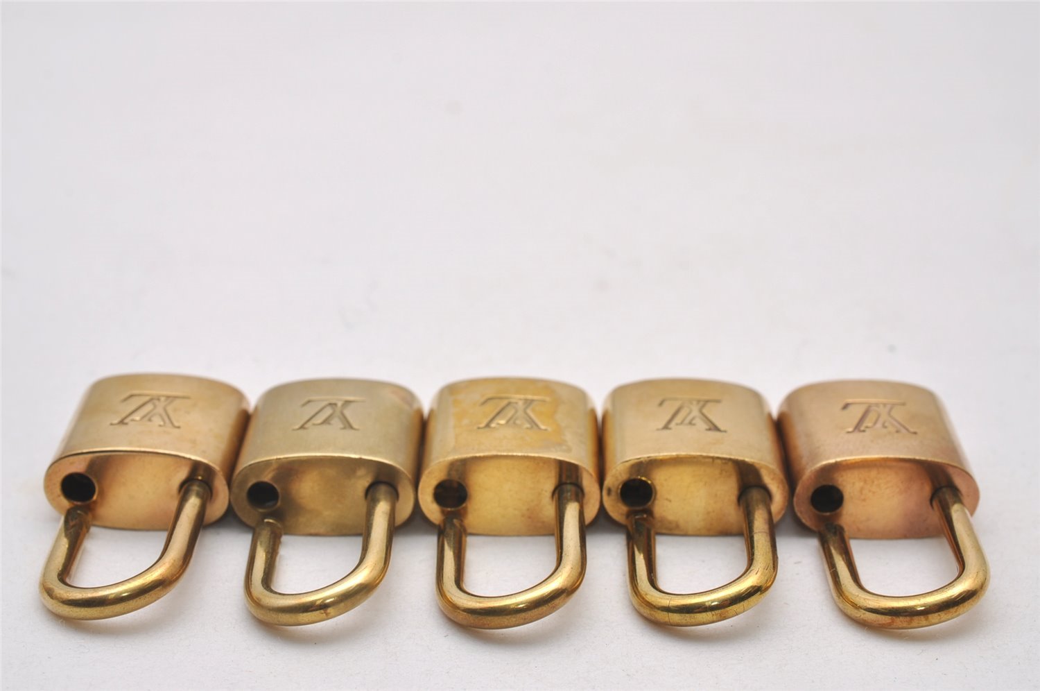 Authentic Louis Vuitton Padlock Gold 10Set LV 3597I