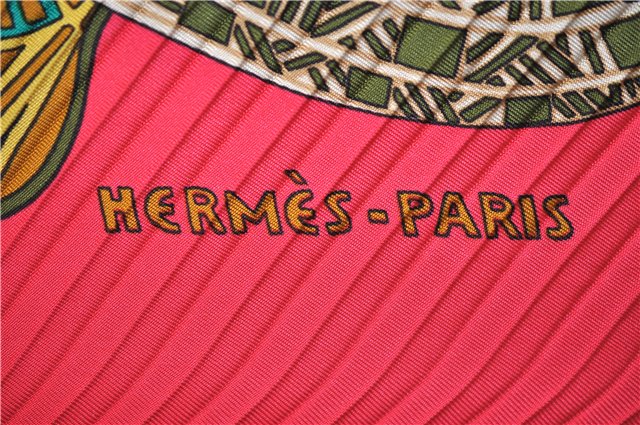 Authentic HERMES Pleats Scarf 