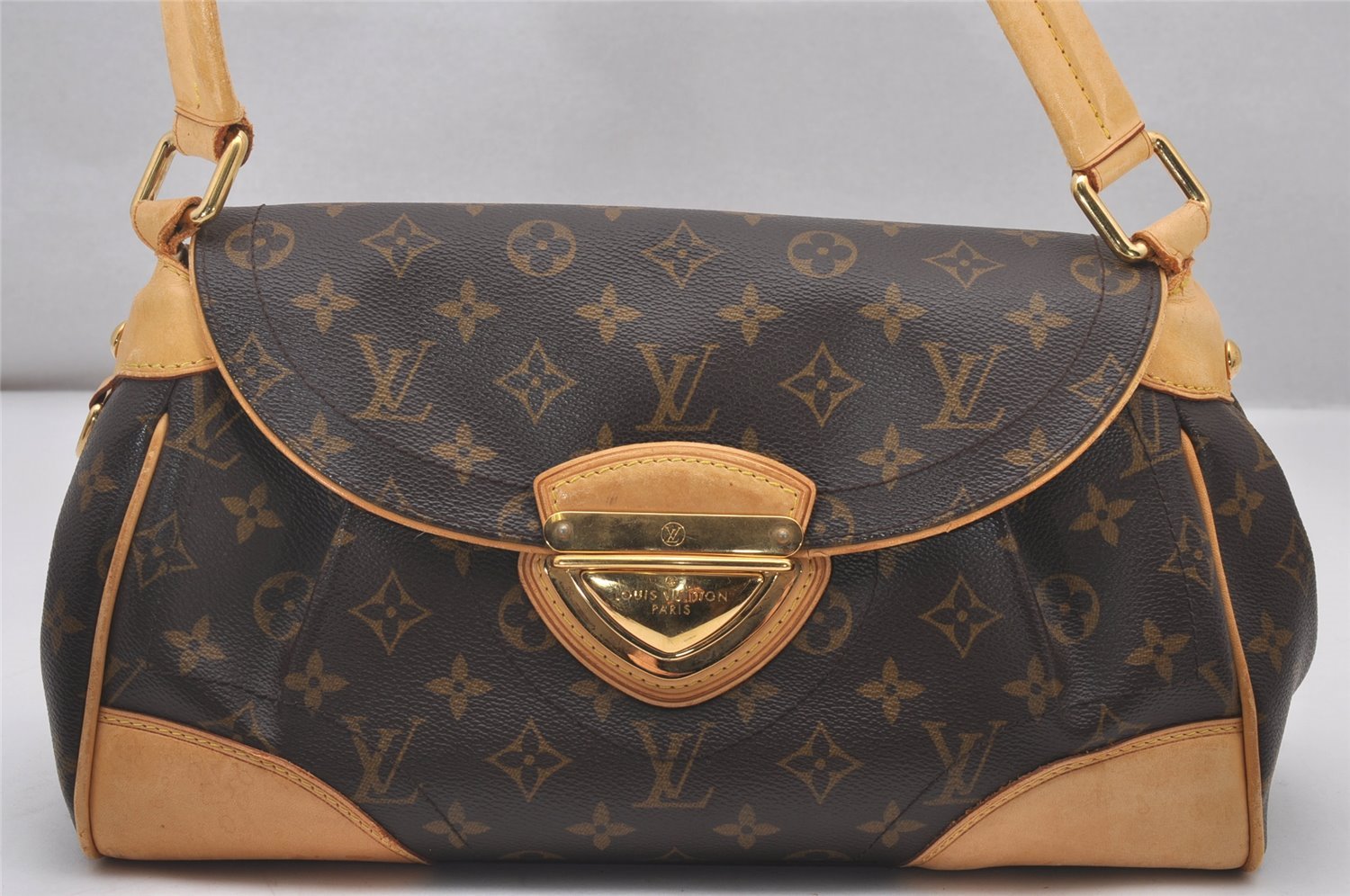 Authentic Louis Vuitton Monogram Beverly MM Shoulder Hand Bag M40121 LV 3598I