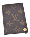 Auth Louis Vuitton Monogram Porte Cartes Credit Pression M60937 Card Case 3600F