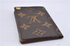 Auth Louis Vuitton Monogram Porte Cartes Credit Pression M60937 Card Case 3600F