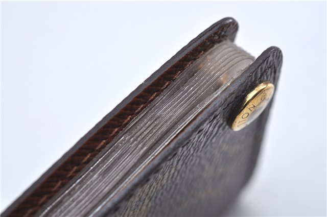 Auth Louis Vuitton Monogram Porte Cartes Credit Pression M60937 Card Case 3600F