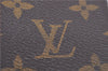 Auth Louis Vuitton Monogram Porte Cartes Credit Pression M60937 Card Case 3600F