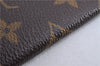 Auth Louis Vuitton Monogram Porte Cartes Credit Pression M60937 Card Case 3600F
