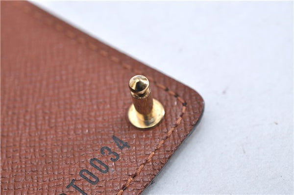 Auth Louis Vuitton Monogram Porte Cartes Credit Pression M60937 Card Case 3600F