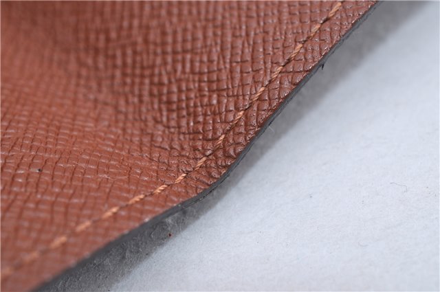 Auth Louis Vuitton Monogram Porte Cartes Credit Pression M60937 Card Case 3600F