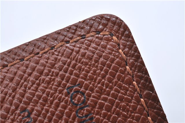 Auth Louis Vuitton Monogram Porte Cartes Credit Pression M60937 Card Case 3600F
