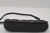 Authentic Christian Dior Maris Pearl Shoulder Bag Nylon Leather Black Junk 3601I
