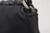 Authentic Christian Dior Maris Pearl Shoulder Bag Nylon Leather Black Junk 3601I