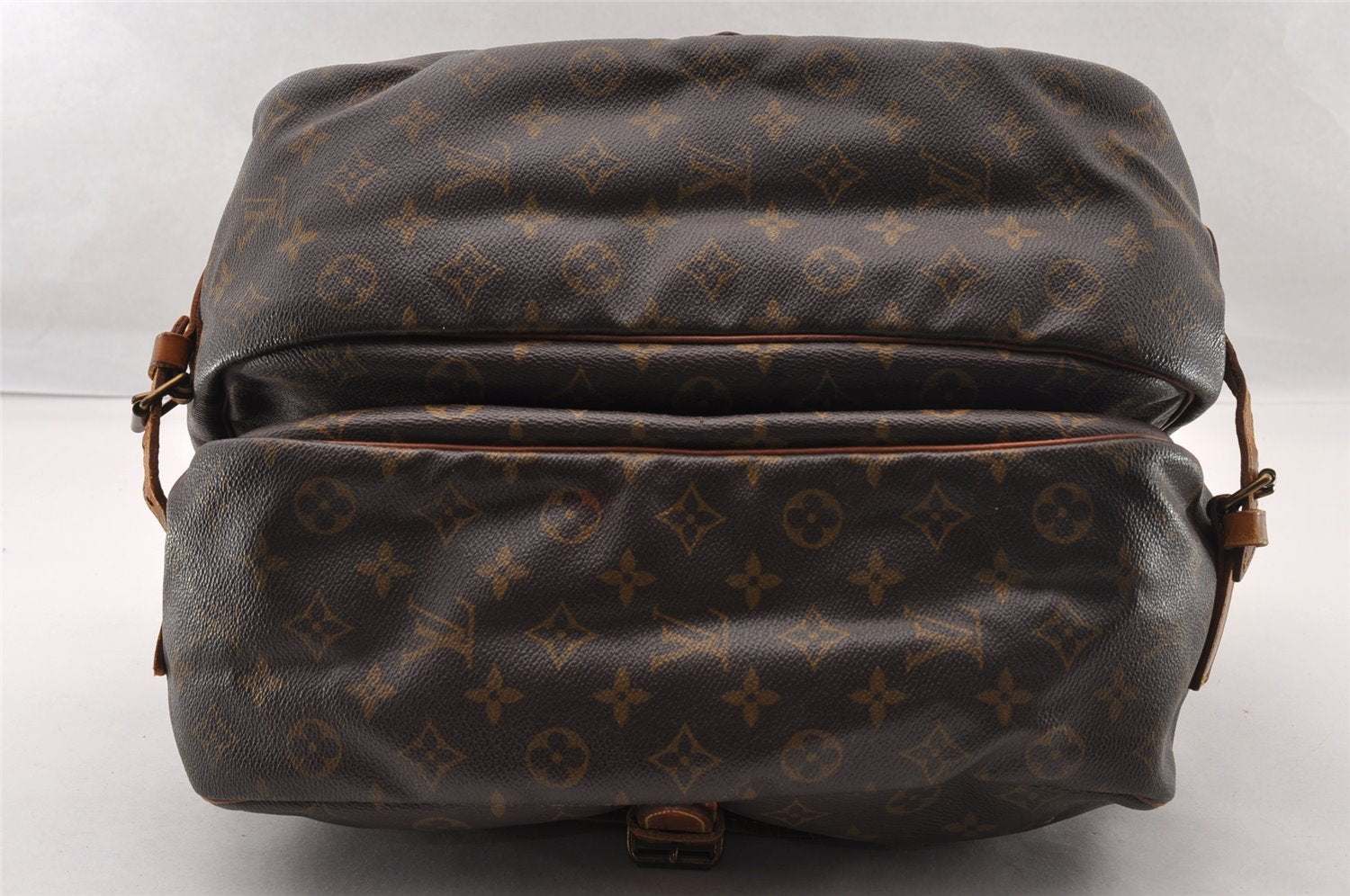 Authentic Louis Vuitton Monogram Saumur 35 Shoulder Cross Bag M42254 LV 3602I