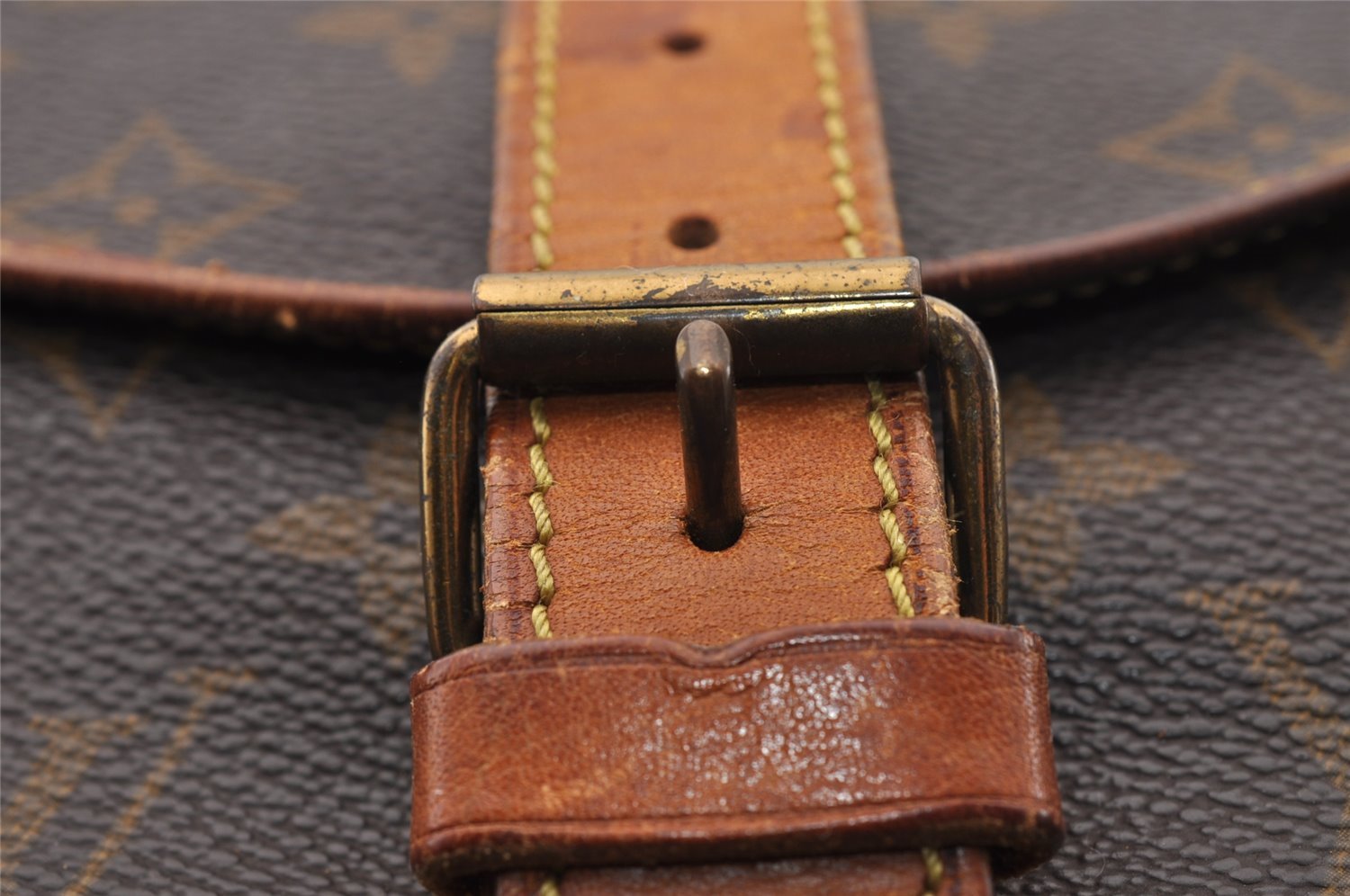 Authentic Louis Vuitton Monogram Saumur 35 Shoulder Cross Bag M42254 LV 3602I