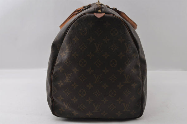Authentic Louis Vuitton Monogram Keepall 55 Travel Boston Bag M41424 LV 3605I