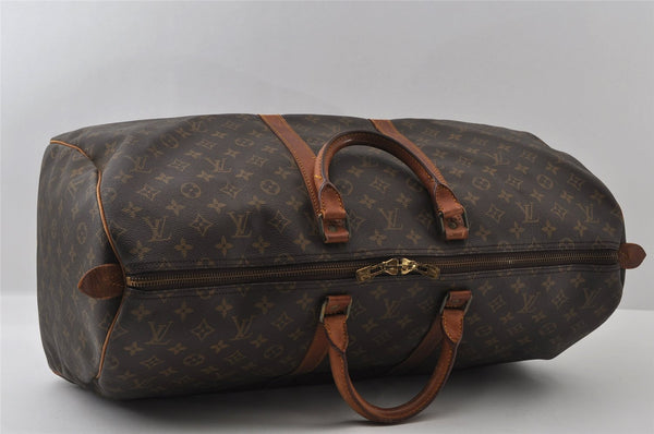 Authentic Louis Vuitton Monogram Keepall 55 Travel Boston Bag M41424 LV 3605I