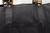 Authentic MCM Vintage PVC Leather Travel Boston Bag Black 3606F