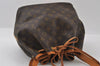 Authentic Louis Vuitton Monogram Petit Noe M42226 Shoulder Drawstring Bag 3606I