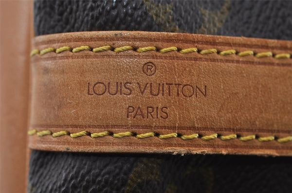 Authentic Louis Vuitton Monogram Petit Noe M42226 Shoulder Drawstring Bag 3606I
