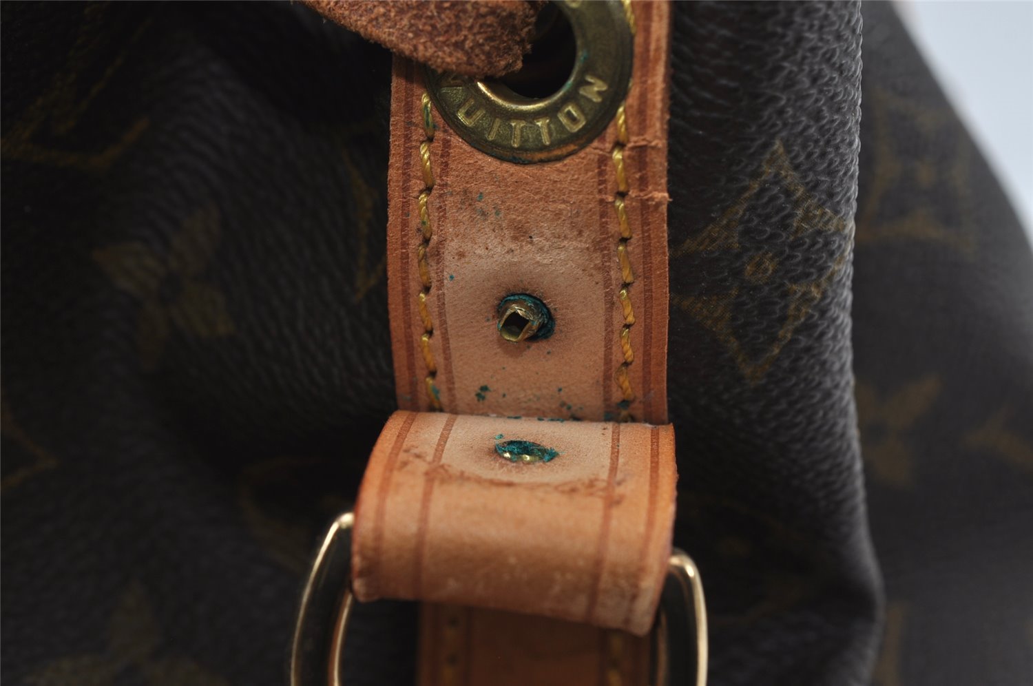 Authentic Louis Vuitton Monogram Petit Noe M42226 Shoulder Drawstring Bag 3606I