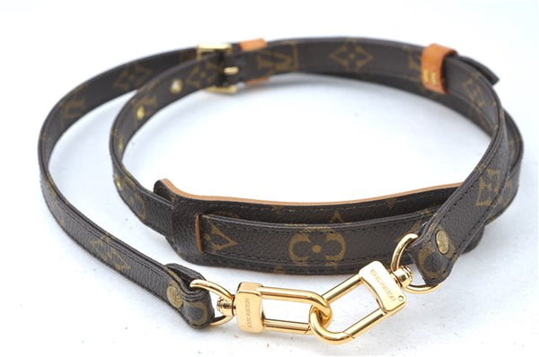 Authentic Louis Vuitton Monogram Brown Shoulder Strap 39.8-46.9" LV 3607C