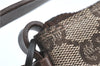 Authentic GUCCI Hand Bag Pouch Purse GG Canvas Leather 103399 Brown 3609C
