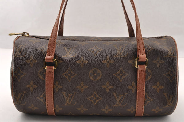 Authentic Louis Vuitton Monogram Papillon 26 Hand Bag Old Model LV 3609I