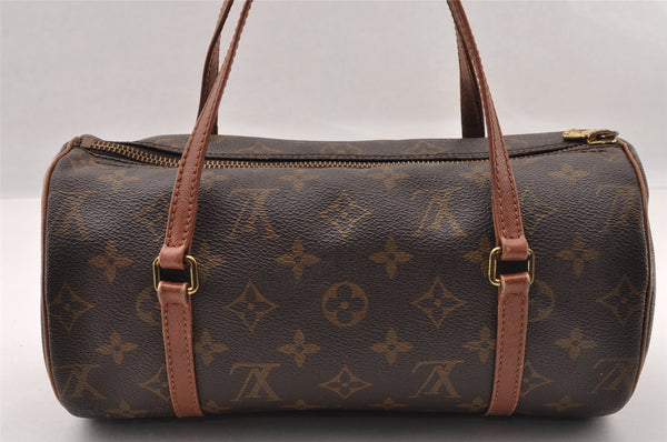 Authentic Louis Vuitton Monogram Papillon 26 Hand Bag Old Model LV 3609I