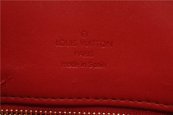 Authentic Louis Vuitton Vernis Houston Shoulder Hand Bag Red M91092 LV 3610F