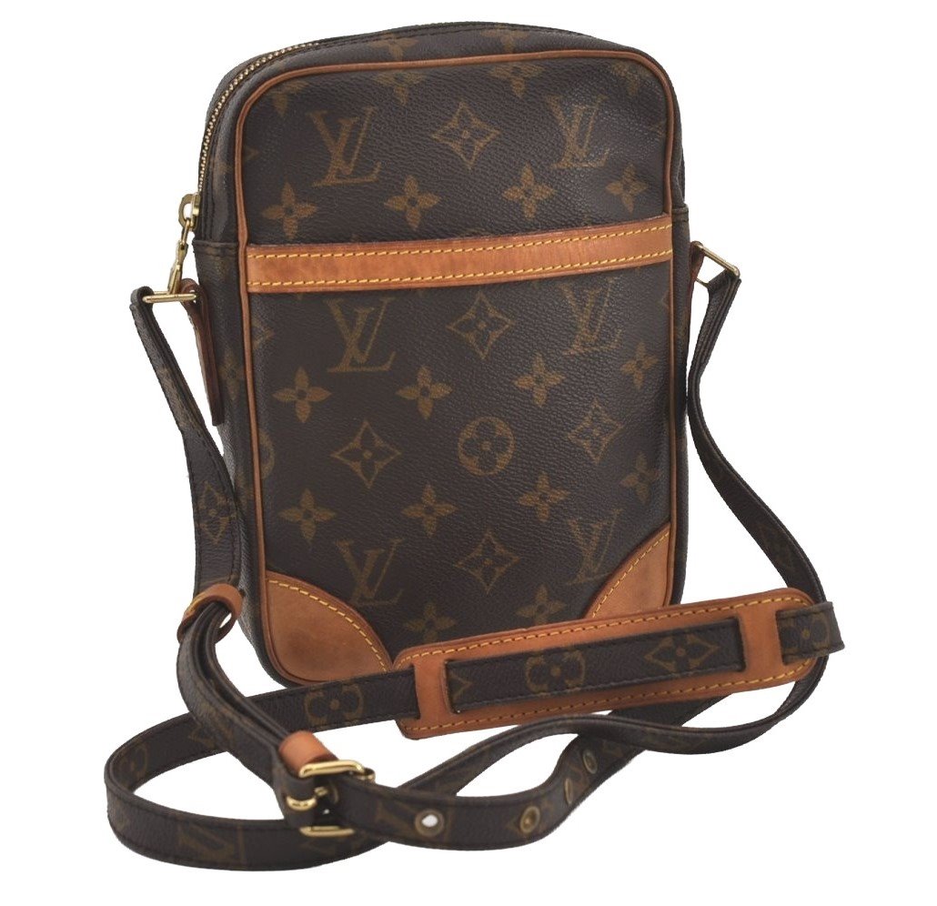 Authentic Louis Vuitton Monogram Danube Shoulder Cross Body Bag M45266 LV 3610I