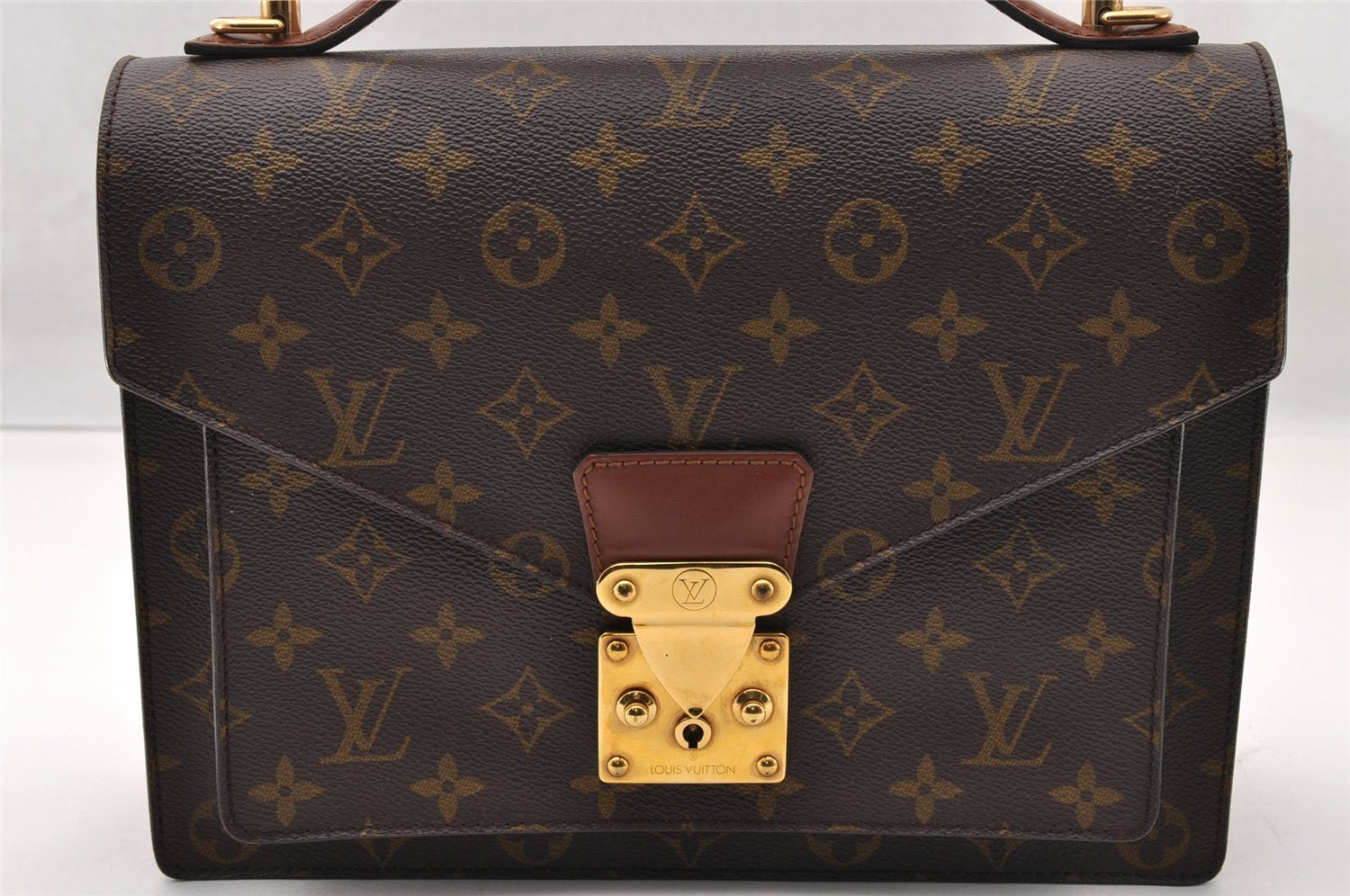 Authentic Louis Vuitton Monogram Monceau 2Way Shoulder Hand Bag M51185 LV 3611I