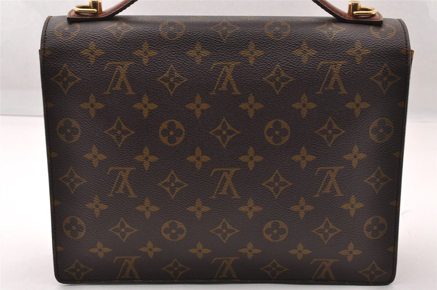 Authentic Louis Vuitton Monogram Monceau 2Way Shoulder Hand Bag M51185 LV 3611I