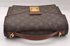Authentic Louis Vuitton Monogram Monceau 2Way Shoulder Hand Bag M51185 LV 3611I
